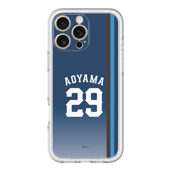 スリムプロテクションプレミアムケース［ 埼玉西武ライオンズ- #29 AOYAMA - ビジター ］