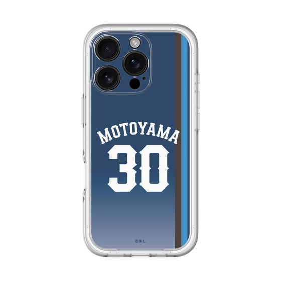 スリムプロテクションプレミアムケース［ 埼玉西武ライオンズ- #30 MOTOYAMA - ビジター ］