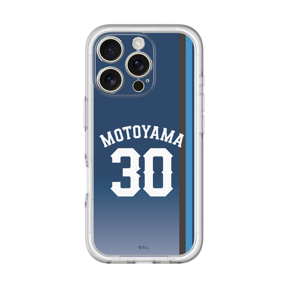 スリムプロテクションプレミアムケース［ 埼玉西武ライオンズ- #30 MOTOYAMA - ビジター ］