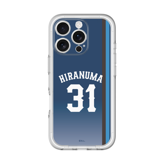 スリムプロテクションプレミアムケース［ 埼玉西武ライオンズ- #31 HIRANUMA - ビジター ］