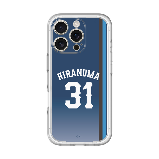 スリムプロテクションプレミアムケース［ 埼玉西武ライオンズ- #31 HIRANUMA - ビジター ］