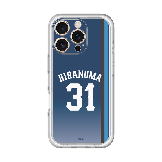 スリムプロテクションプレミアムケース［ 埼玉西武ライオンズ- #31 HIRANUMA - ビジター ］