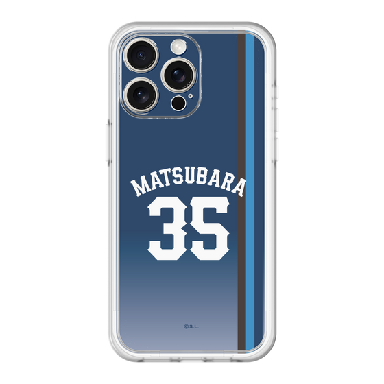 スリムプロテクションプレミアムケース［ 埼玉西武ライオンズ- #35 MATSUBARA - ビジター ］