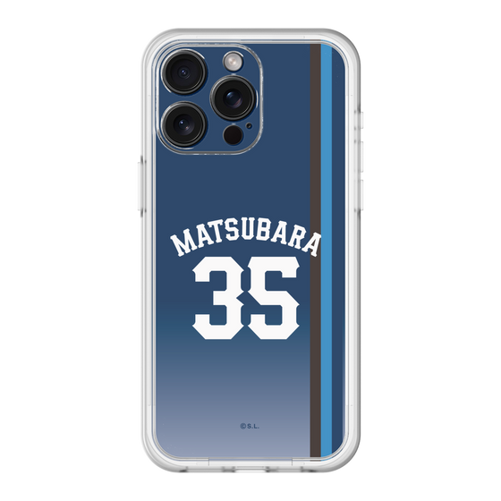 スリムプロテクションプレミアムケース［ 埼玉西武ライオンズ- #35 MATSUBARA - ビジター ］