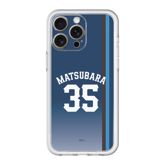 スリムプロテクションプレミアムケース［ 埼玉西武ライオンズ- #35 MATSUBARA - ビジター ］