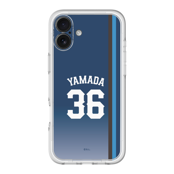 スリムプロテクションプレミアムケース［ 埼玉西武ライオンズ- #36 YAMADA - ビジター ］