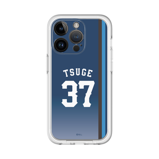 スリムプロテクションプレミアムケース［ 埼玉西武ライオンズ- #37 TSUGE - ビジター ］