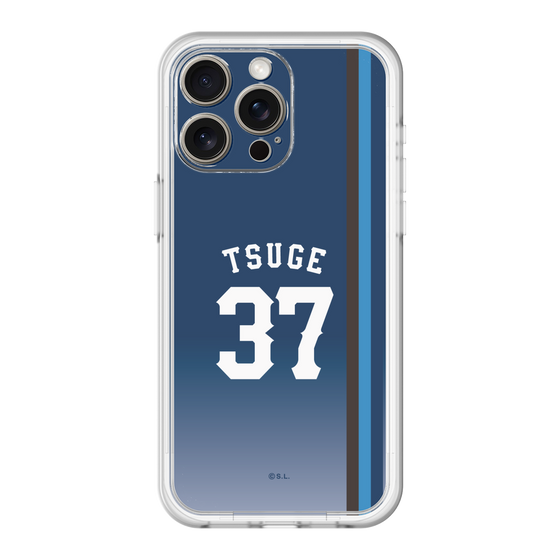 スリムプロテクションプレミアムケース［ 埼玉西武ライオンズ- #37 TSUGE - ビジター ］