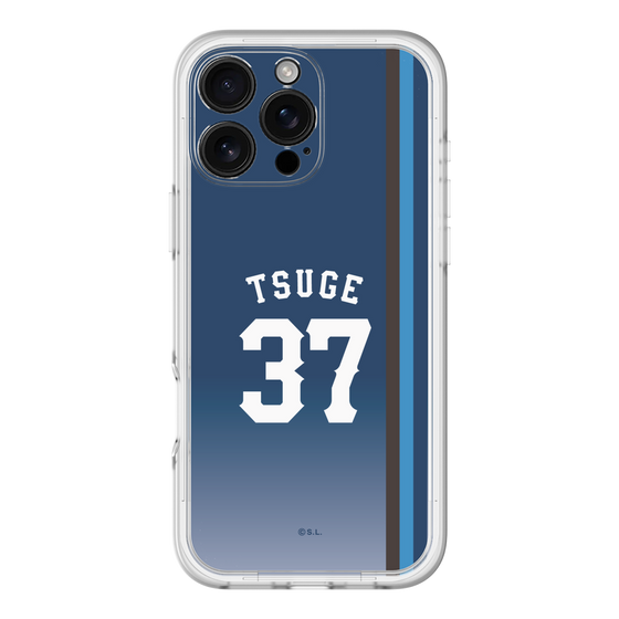 スリムプロテクションプレミアムケース［ 埼玉西武ライオンズ- #37 TSUGE - ビジター ］