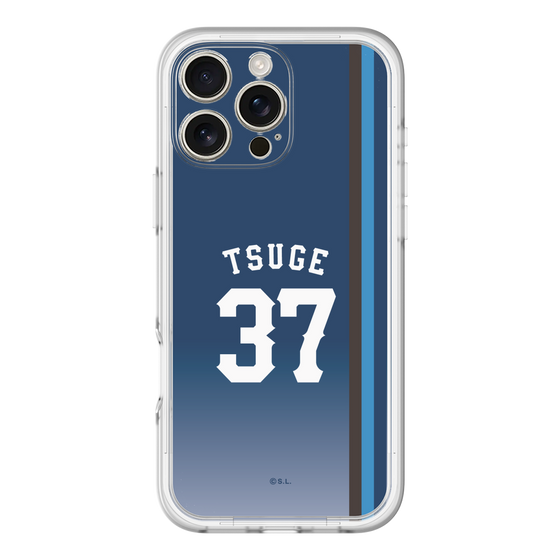 スリムプロテクションプレミアムケース［ 埼玉西武ライオンズ- #37 TSUGE - ビジター ］