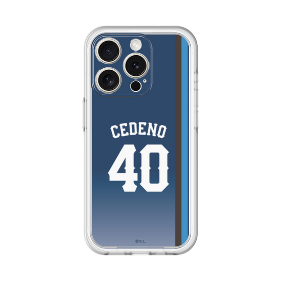 スリムプロテクションプレミアムケース［ 埼玉西武ライオンズ- #40 CEDENO - ビジター ］