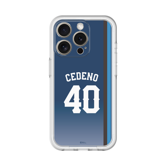 スリムプロテクションプレミアムケース［ 埼玉西武ライオンズ- #40 CEDENO - ビジター ］