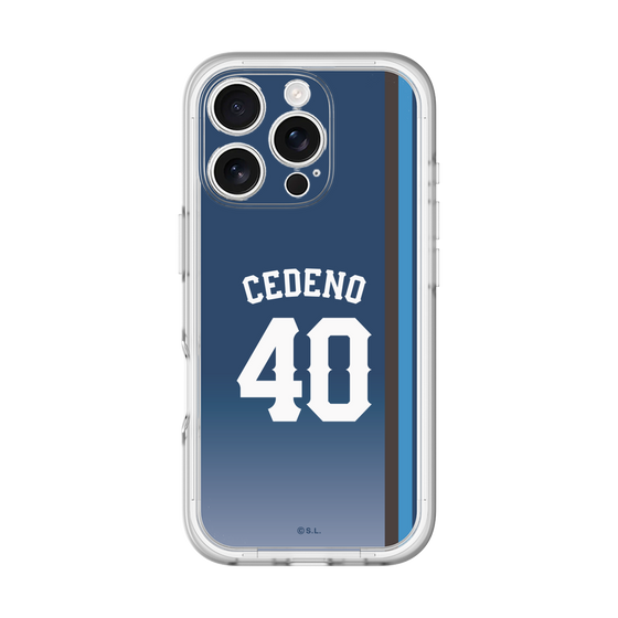 スリムプロテクションプレミアムケース［ 埼玉西武ライオンズ- #40 CEDENO - ビジター ］