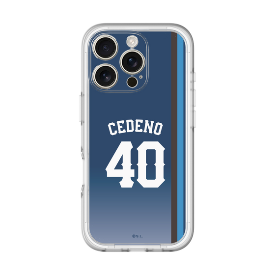スリムプロテクションプレミアムケース［ 埼玉西武ライオンズ- #40 CEDENO - ビジター ］