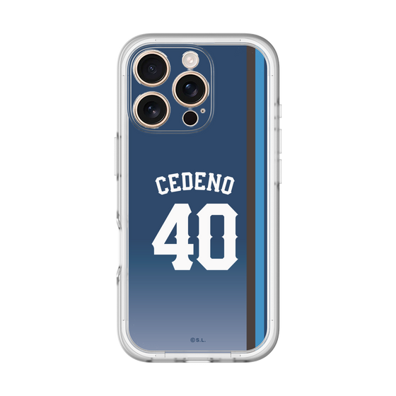 スリムプロテクションプレミアムケース［ 埼玉西武ライオンズ- #40 CEDENO - ビジター ］