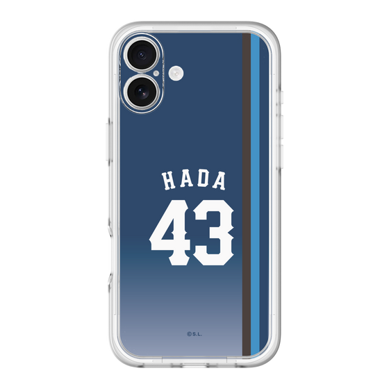 スリムプロテクションプレミアムケース［ 埼玉西武ライオンズ- #43 HADA - ビジター ］