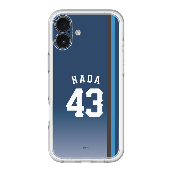 スリムプロテクションプレミアムケース［ 埼玉西武ライオンズ- #43 HADA - ビジター ］