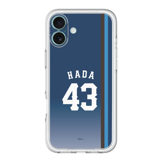 スリムプロテクションプレミアムケース［ 埼玉西武ライオンズ- #43 HADA - ビジター ］