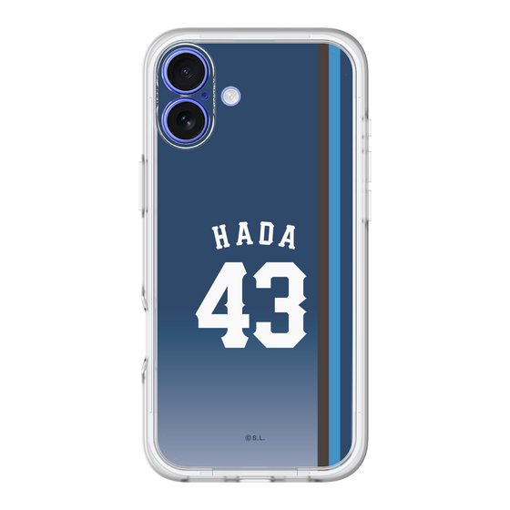 スリムプロテクションプレミアムケース［ 埼玉西武ライオンズ- #43 HADA - ビジター ］