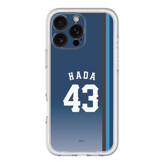 スリムプロテクションプレミアムケース［ 埼玉西武ライオンズ- #43 HADA - ビジター ］