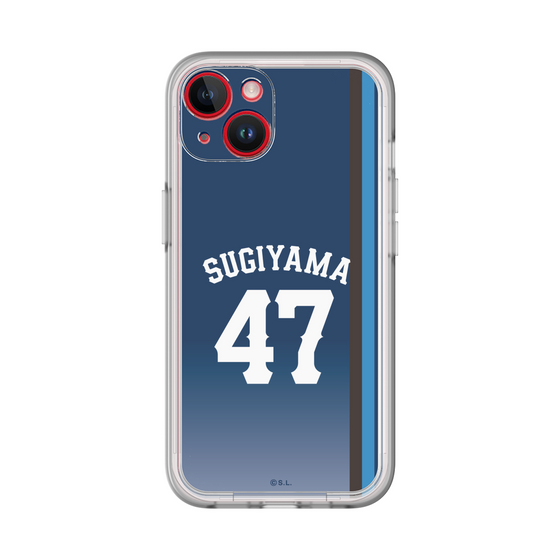 スリムプロテクションプレミアムケース［ 埼玉西武ライオンズ- #47 SUGIYAMA - ビジター ］