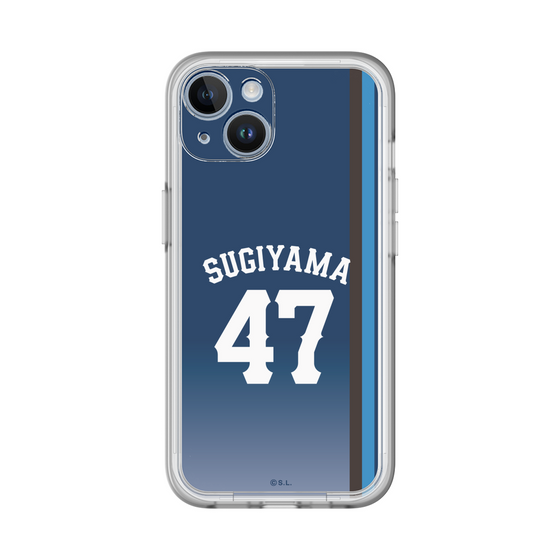 スリムプロテクションプレミアムケース［ 埼玉西武ライオンズ- #47 SUGIYAMA - ビジター ］