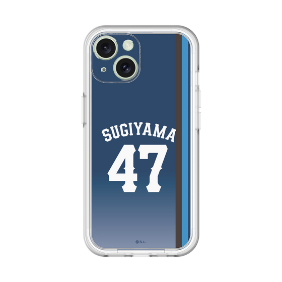 スリムプロテクションプレミアムケース［ 埼玉西武ライオンズ- #47 SUGIYAMA - ビジター ］