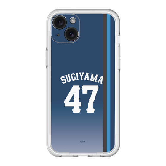 スリムプロテクションプレミアムケース［ 埼玉西武ライオンズ- #47 SUGIYAMA - ビジター ］