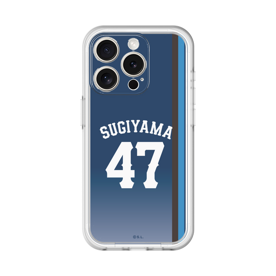 スリムプロテクションプレミアムケース［ 埼玉西武ライオンズ- #47 SUGIYAMA - ビジター ］