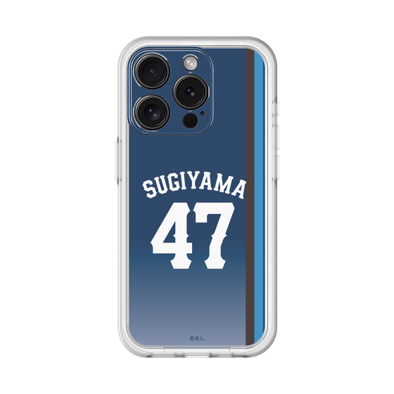 スリムプロテクションプレミアムケース［ 埼玉西武ライオンズ- #47 SUGIYAMA - ビジター ］