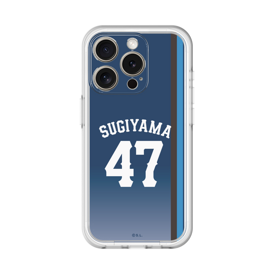 スリムプロテクションプレミアムケース［ 埼玉西武ライオンズ- #47 SUGIYAMA - ビジター ］