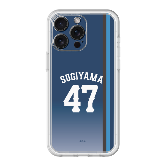 スリムプロテクションプレミアムケース［ 埼玉西武ライオンズ- #47 SUGIYAMA - ビジター ］
