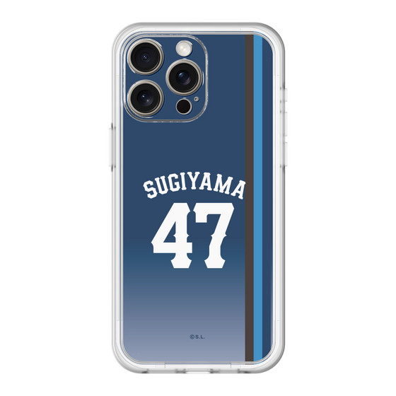 スリムプロテクションプレミアムケース［ 埼玉西武ライオンズ- #47 SUGIYAMA - ビジター ］