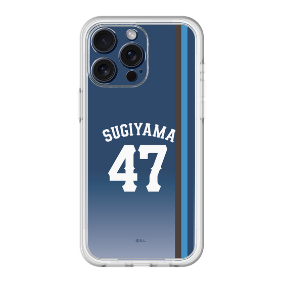 スリムプロテクションプレミアムケース［ 埼玉西武ライオンズ- #47 SUGIYAMA - ビジター ］