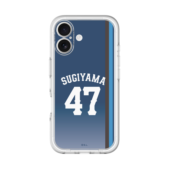 スリムプロテクションプレミアムケース［ 埼玉西武ライオンズ- #47 SUGIYAMA - ビジター ］