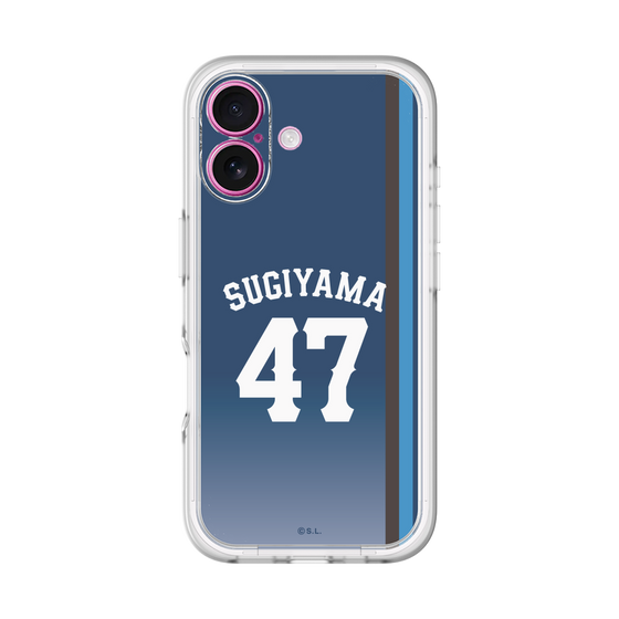 スリムプロテクションプレミアムケース［ 埼玉西武ライオンズ- #47 SUGIYAMA - ビジター ］