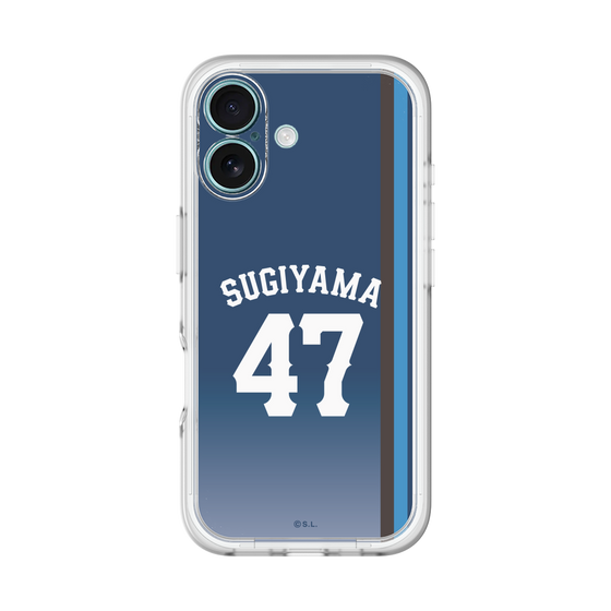 スリムプロテクションプレミアムケース［ 埼玉西武ライオンズ- #47 SUGIYAMA - ビジター ］