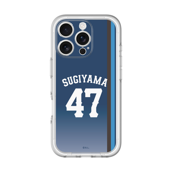 スリムプロテクションプレミアムケース［ 埼玉西武ライオンズ- #47 SUGIYAMA - ビジター ］