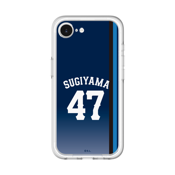スリムプロテクションプレミアムケース［ 埼玉西武ライオンズ- #47 SUGIYAMA - ビジター ］