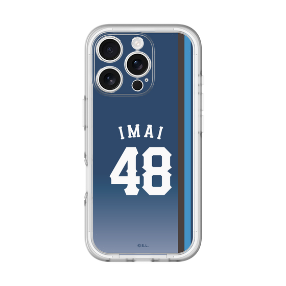 スリムプロテクションプレミアムケース［ 埼玉西武ライオンズ- #48 IMAI - ビジター ］