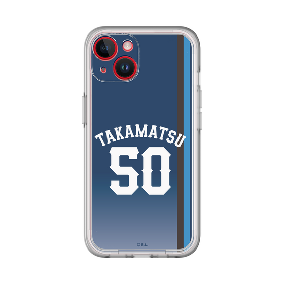 スリムプロテクションプレミアムケース［ 埼玉西武ライオンズ- #50 TAKAMATSU - ビジター ］
