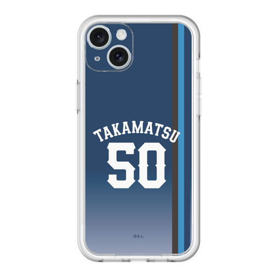 スリムプロテクションプレミアムケース［ 埼玉西武ライオンズ- #50 TAKAMATSU - ビジター ］