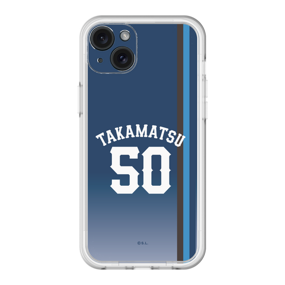 スリムプロテクションプレミアムケース［ 埼玉西武ライオンズ- #50 TAKAMATSU - ビジター ］