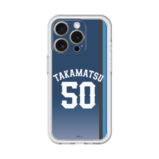 スリムプロテクションプレミアムケース［ 埼玉西武ライオンズ- #50 TAKAMATSU - ビジター ］
