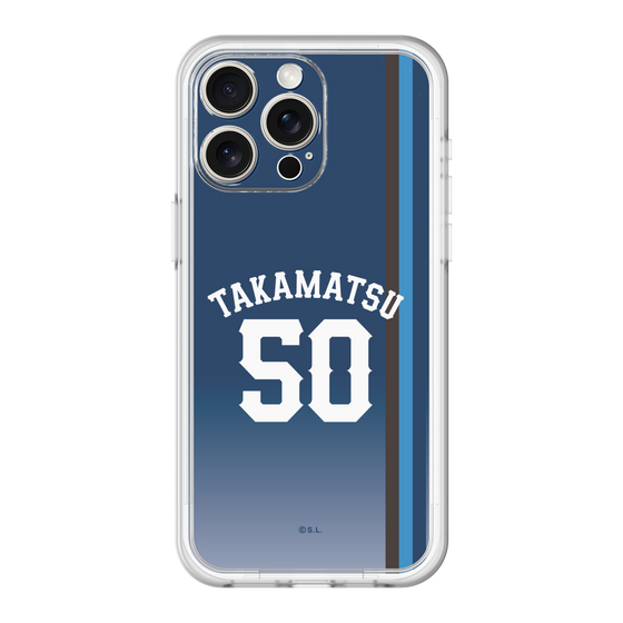 スリムプロテクションプレミアムケース［ 埼玉西武ライオンズ- #50 TAKAMATSU - ビジター ］