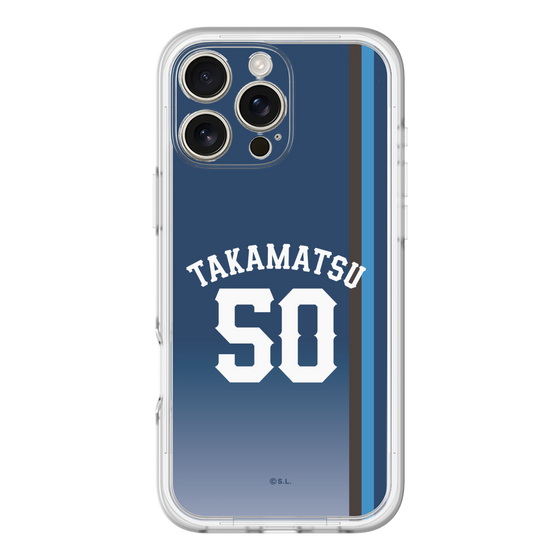 スリムプロテクションプレミアムケース［ 埼玉西武ライオンズ- #50 TAKAMATSU - ビジター ］