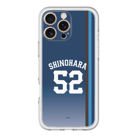 スリムプロテクションプレミアムケース［ 埼玉西武ライオンズ- #52 SHINOHARA - ビジター ］