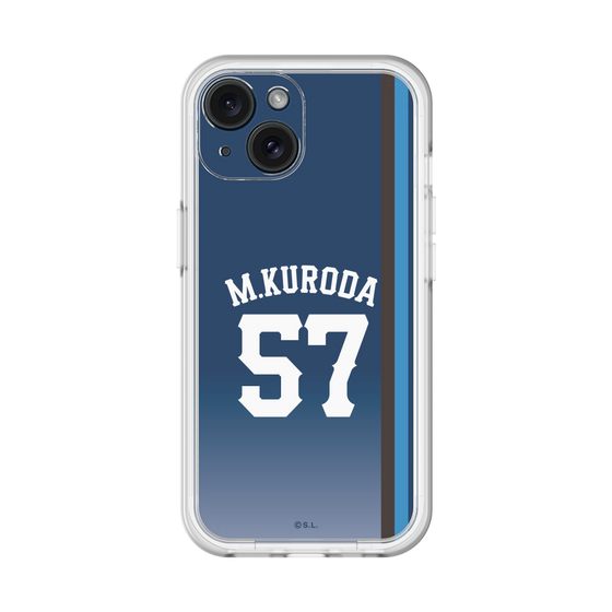 スリムプロテクションプレミアムケース［ 埼玉西武ライオンズ- #57 KURODA - ビジター ］
