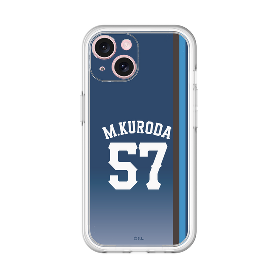スリムプロテクションプレミアムケース［ 埼玉西武ライオンズ- #57 KURODA - ビジター ］