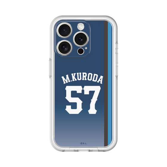 スリムプロテクションプレミアムケース［ 埼玉西武ライオンズ- #57 KURODA - ビジター ］